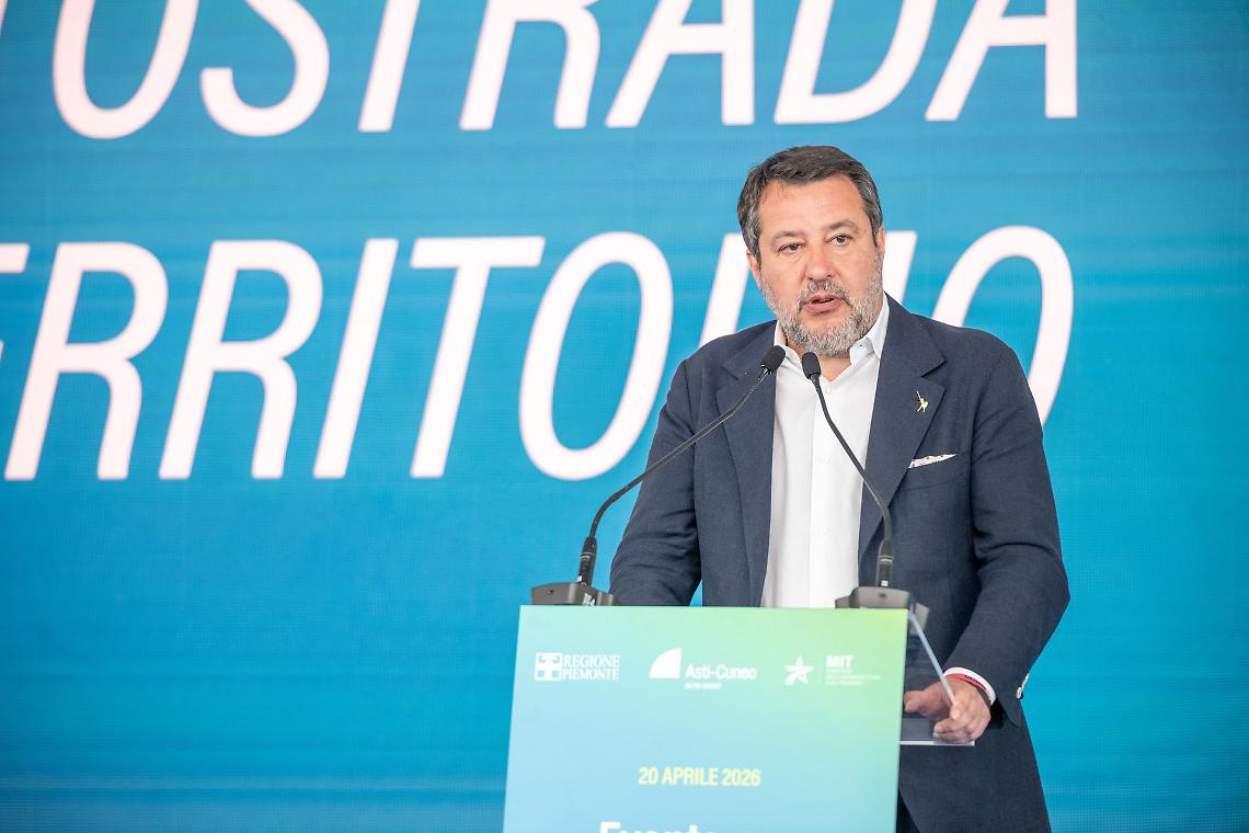 Il Ministro dei Trasporti Matteo Salvini