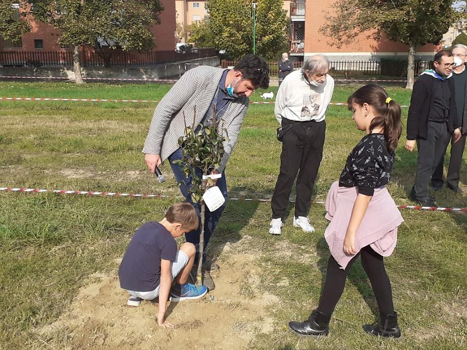 Inaugurazione del Parco Fruttuoso di corso Alba ad Asti