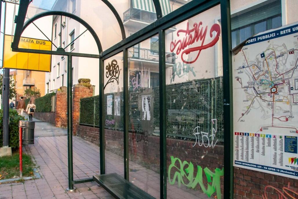 Viale Partigiani ad Asti