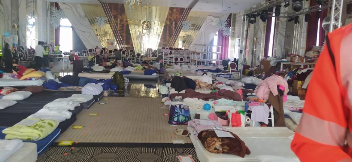 Croce Verde accoglienza profughi in Romania