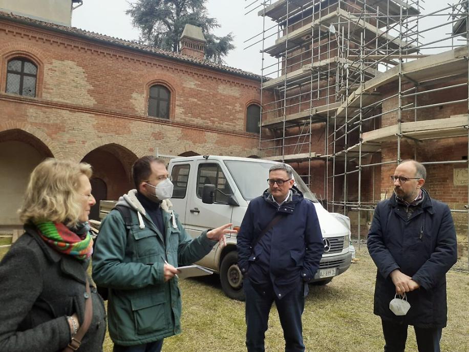 Lavori al Battistero di San Pietro di Asti2