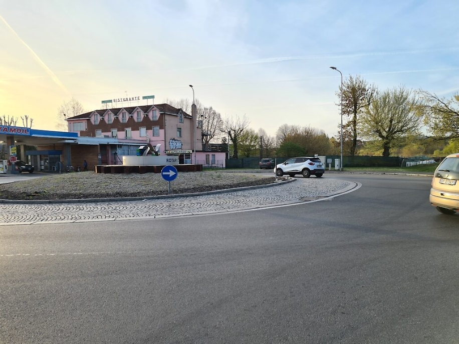 Tracciato giallo, innesto corso Torino