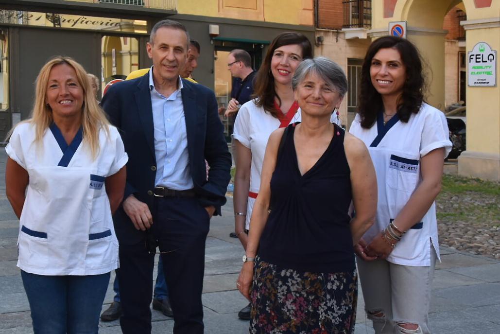 direttore ASL, dott. Tamietti e infermiere