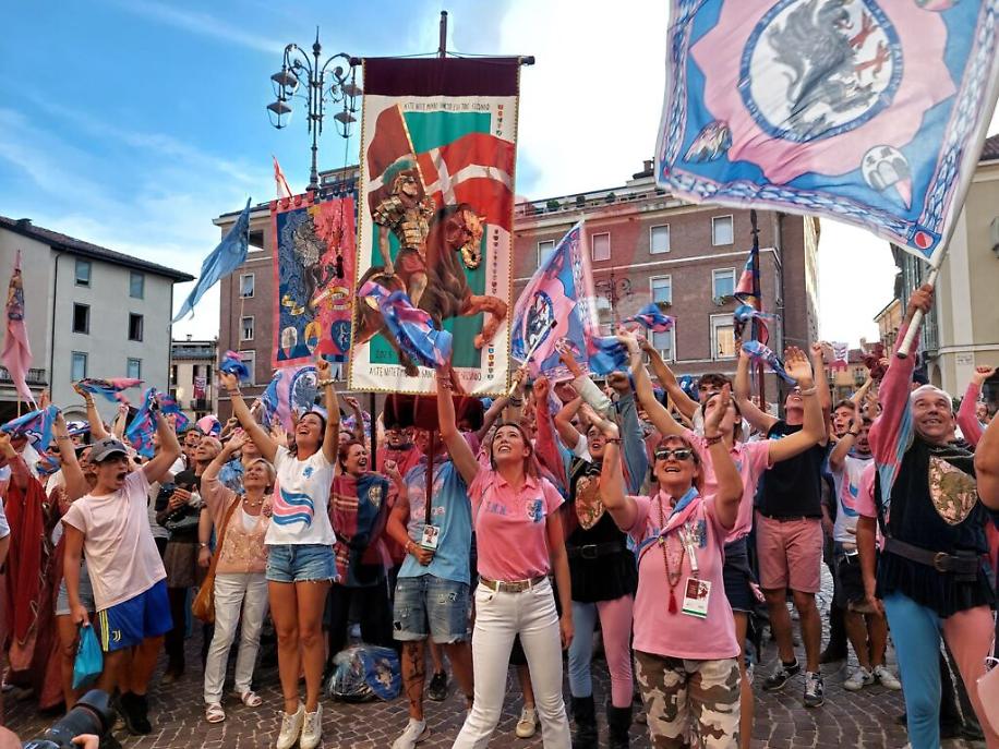 Festeggiamenti Santa Maria Nuova dopo la vittoria del Palio di Asti 202311_risultato