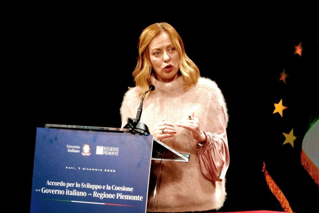 Giorgia Meloni al Teatro Alfieri