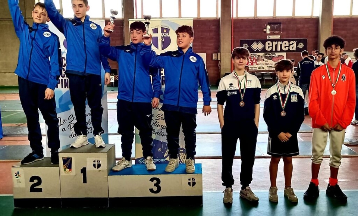 podio fioretto cat allievi