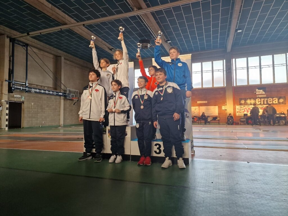 podio fioretto maschile cat giovanissimi Rolla+Piatto