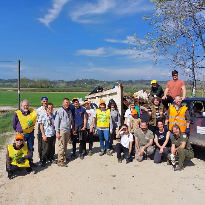 Parco Paleontologico e Legambiente e Scout e Corpo Nazionale Ambientale