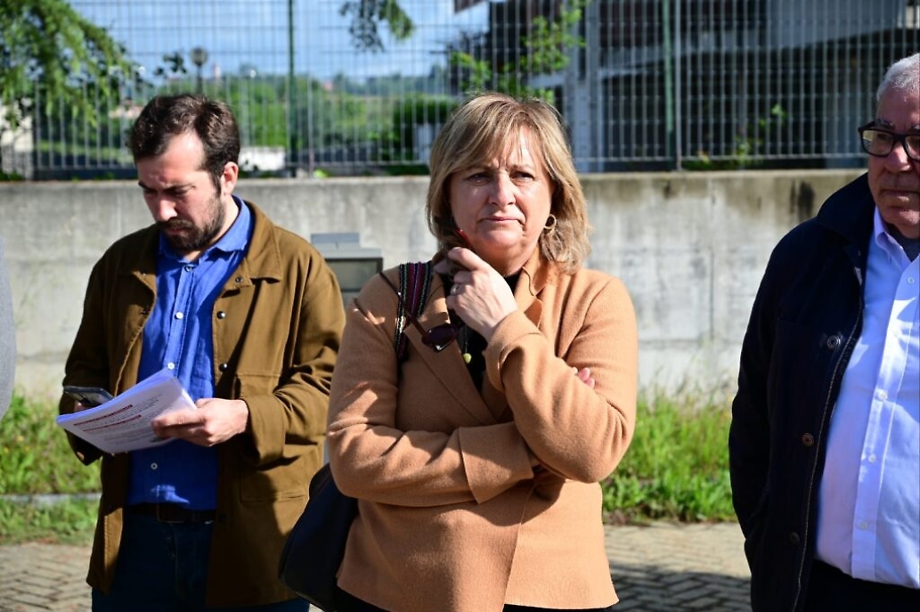 Gianna Pentenero con i candidati per la visita sulla Sanit&agrave;