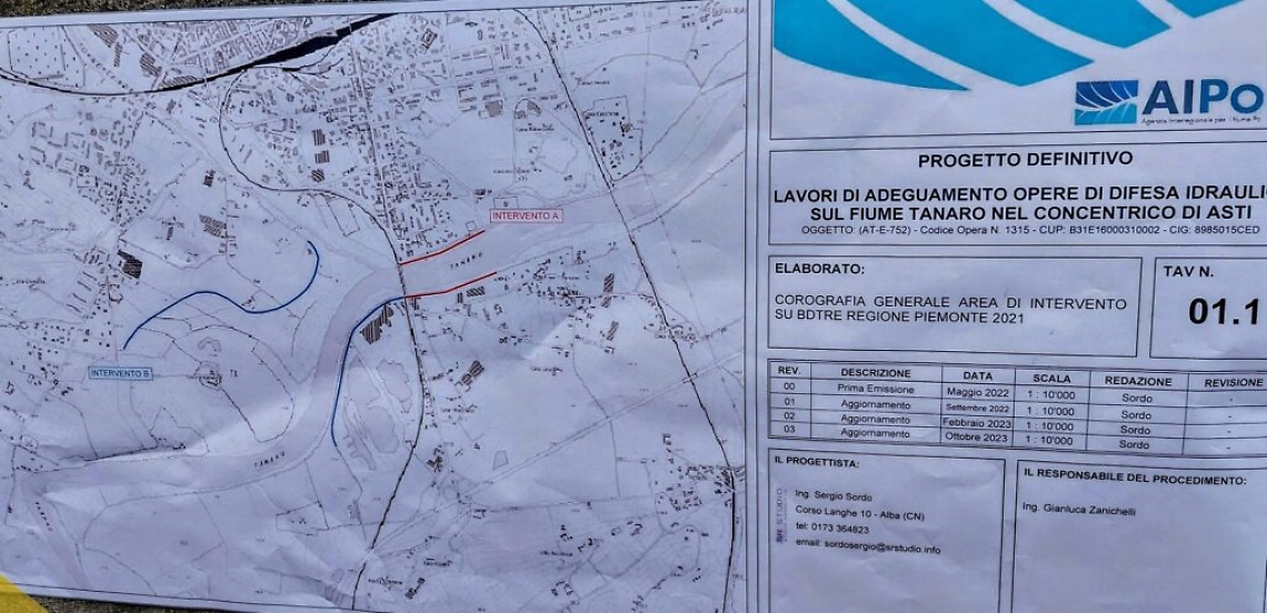 Presentazione progetti sicurezza idraulica Tanaro e Borbore