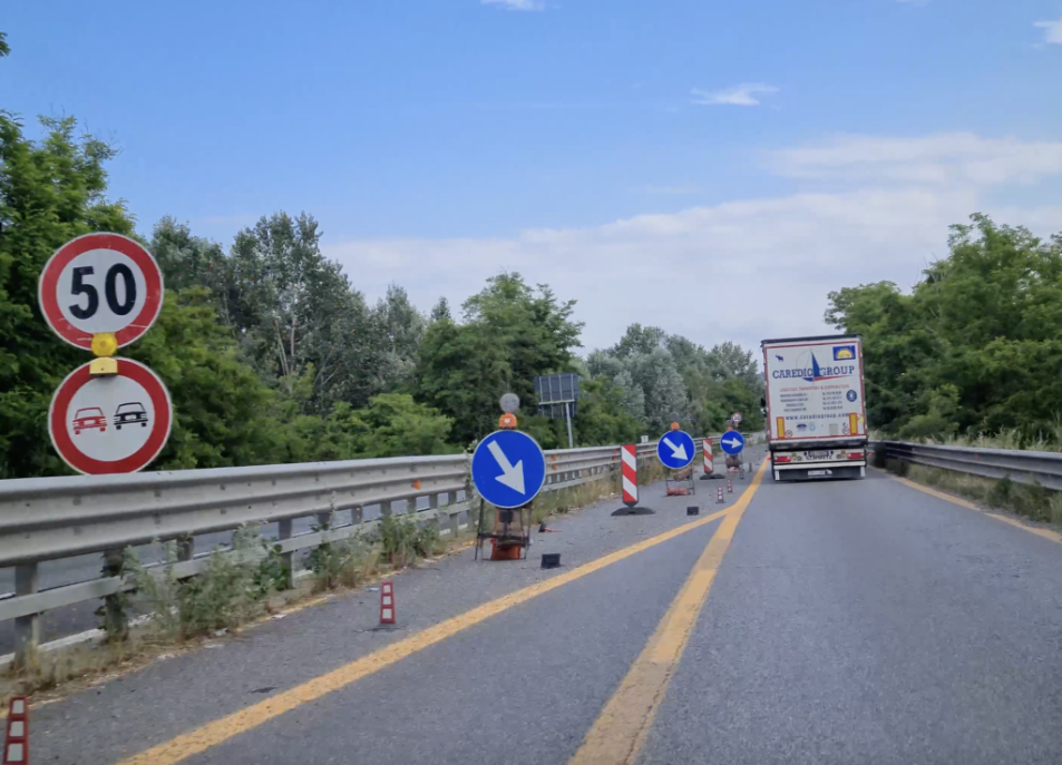 cantiere tangenziale di Asti giugno