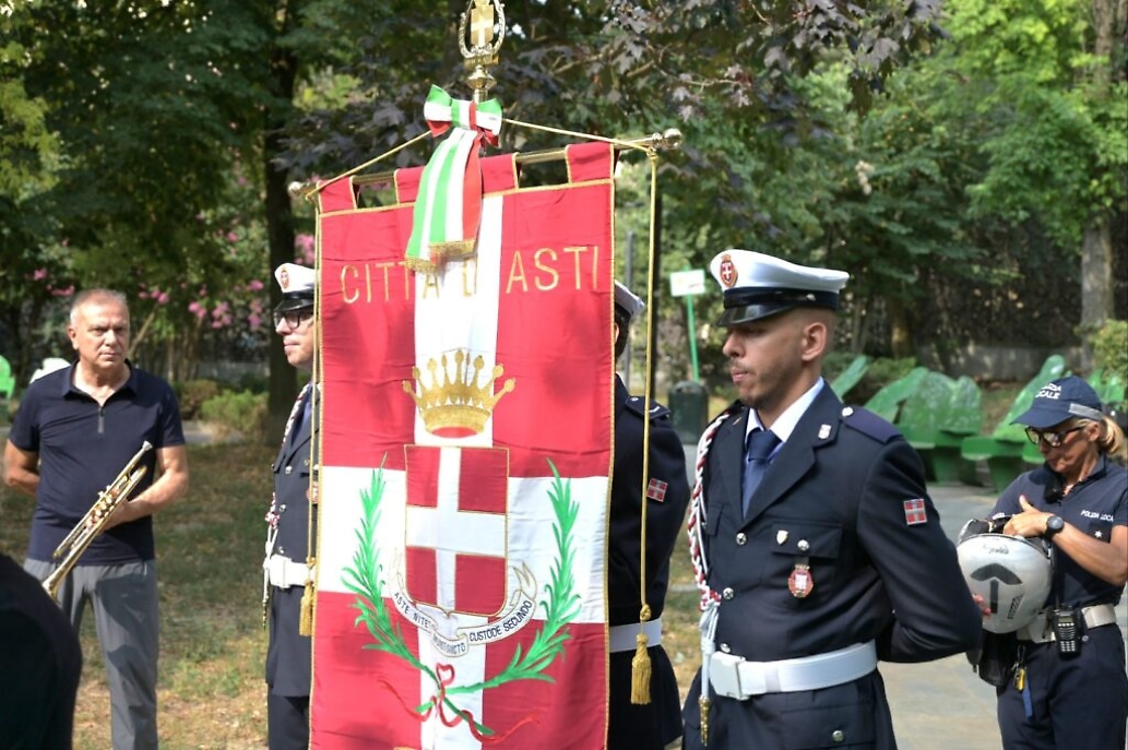 Commemorazione ad Asti per Mauro Alganon