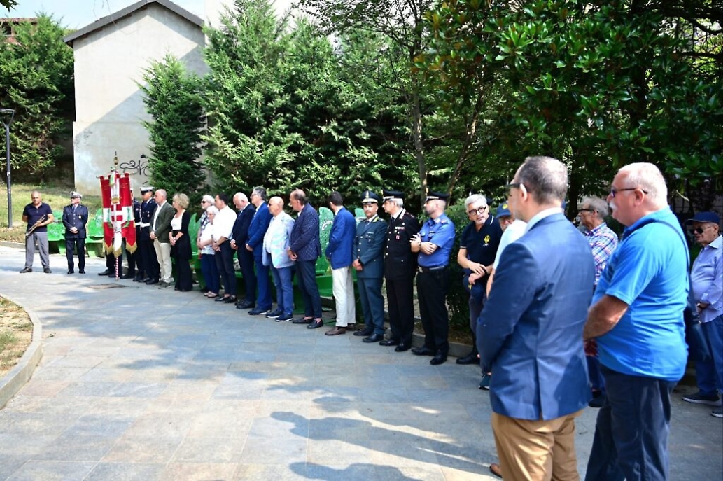 Commemorazione ad Asti per Mauro Alganon