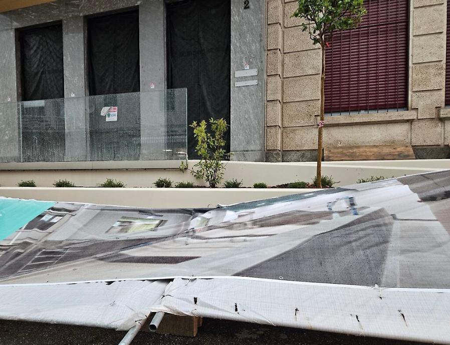 nubifragio del agosto ad Asti