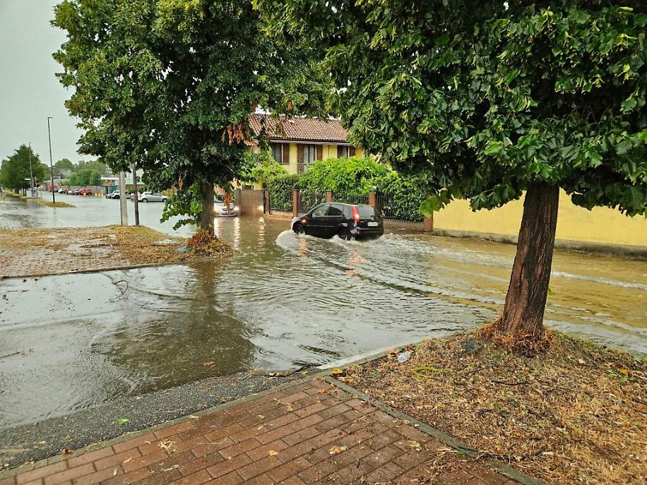 nubifragio del agosto ad Asti