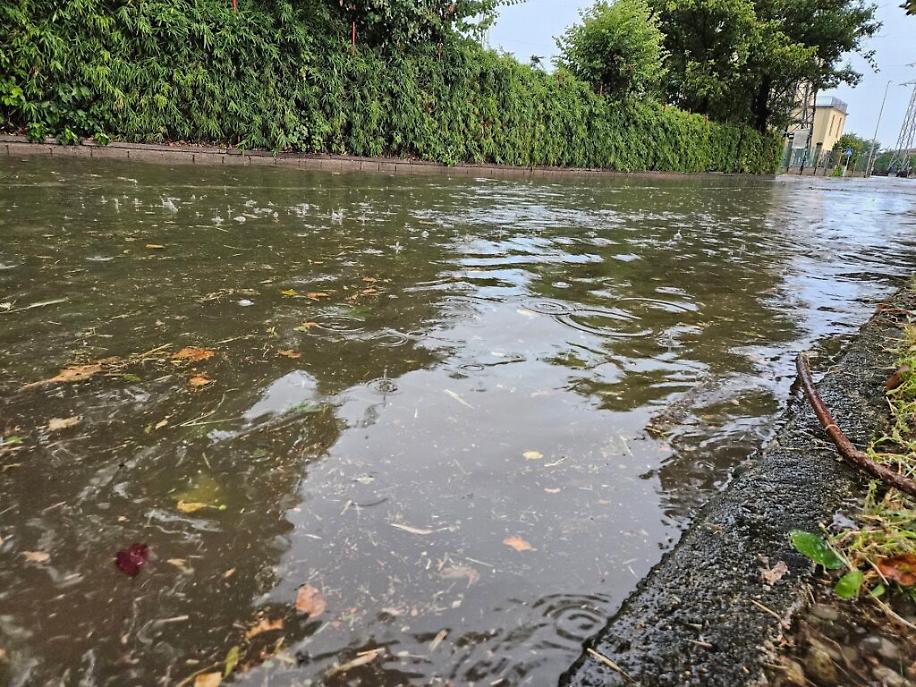 nubifragio del agosto ad Asti