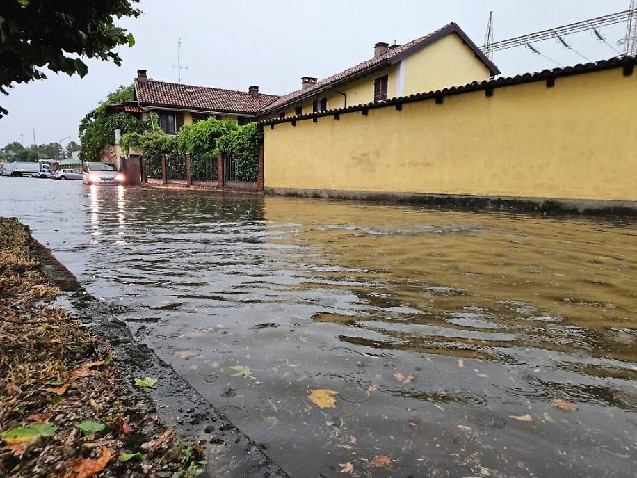 nubifragio del agosto ad Asti