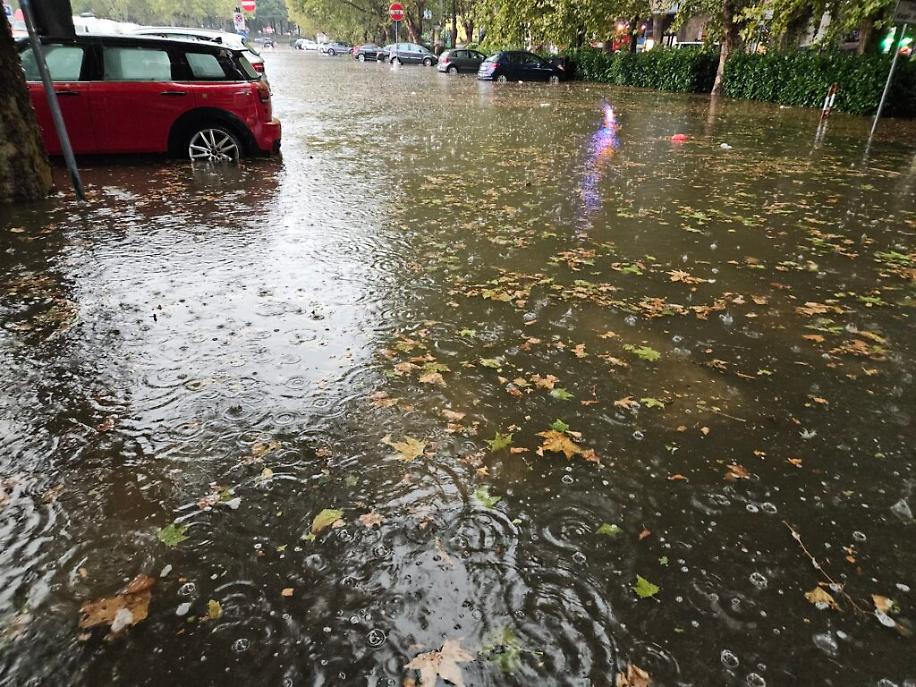 nubifragio del agosto ad Asti