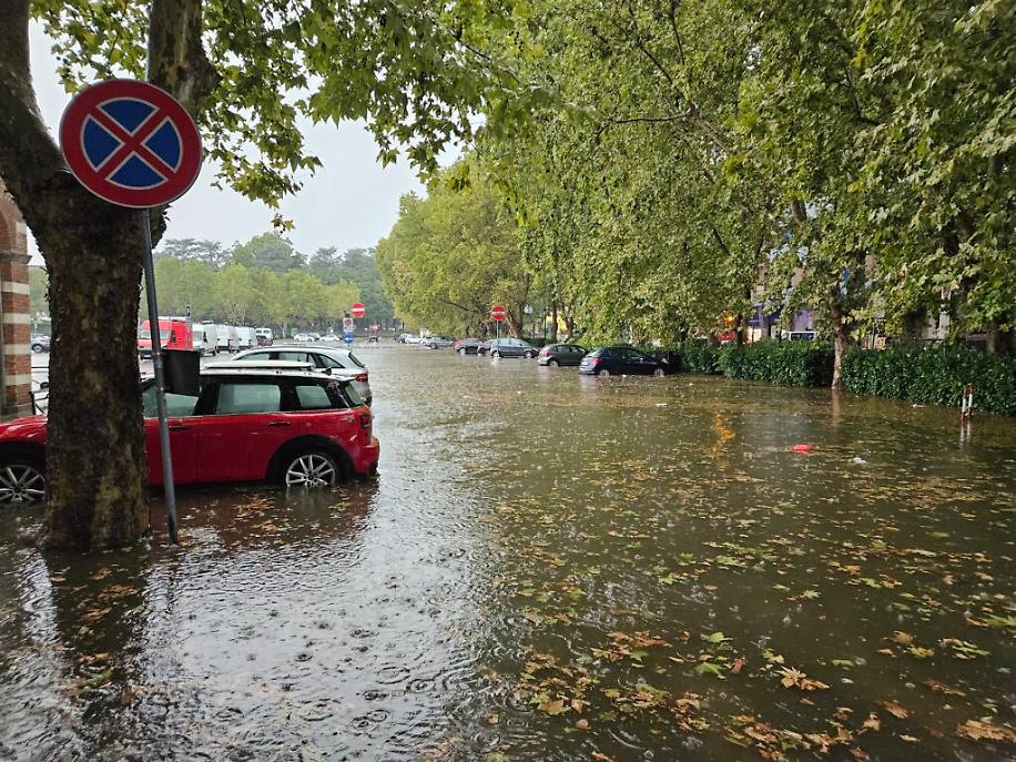 nubifragio del agosto ad Asti