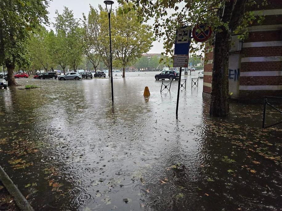 nubifragio del agosto ad Asti