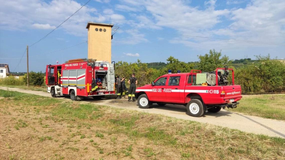 vigli del fuoco incisa