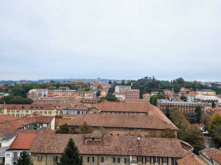 Panorama Asti dalla cima della Torre Comentina