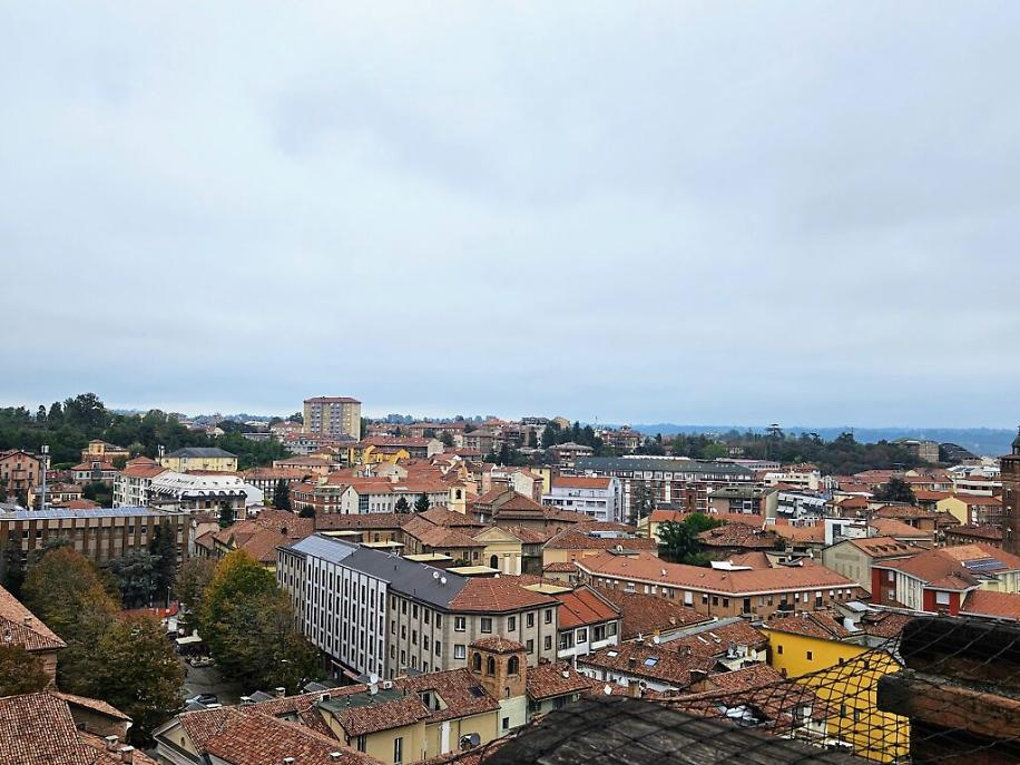 Panorama Asti dalla cima della Torre Comentina