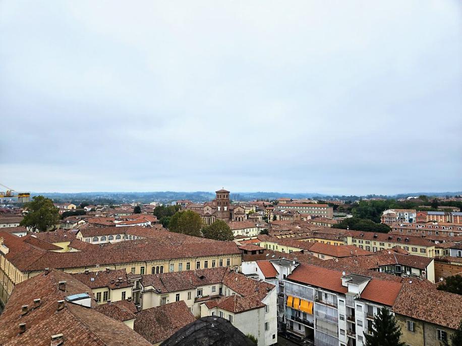 Panorama Asti dalla cima della Torre Comentina
