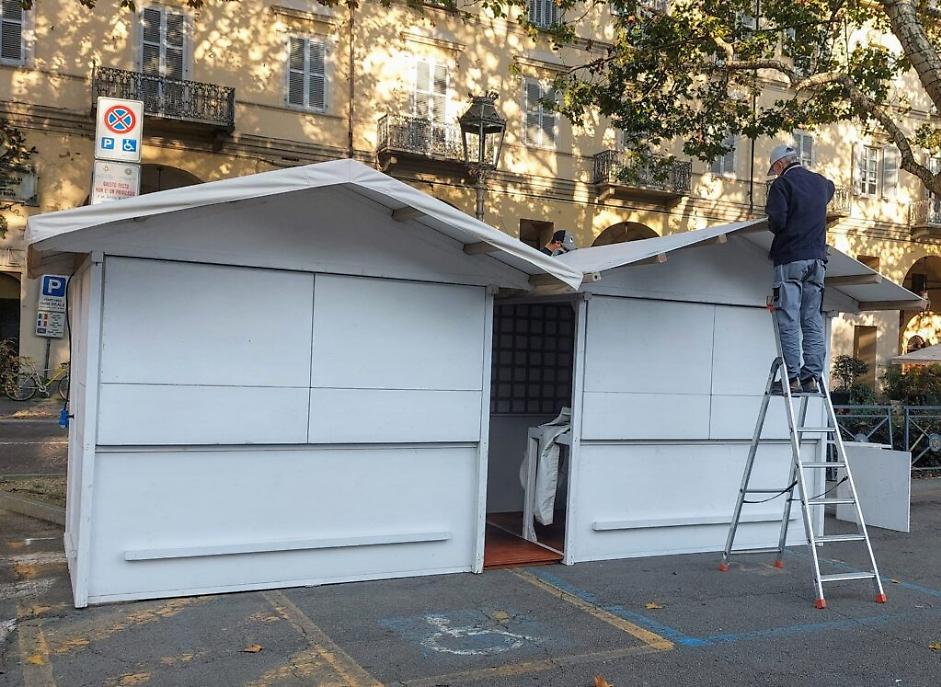 Allestimento Magico Paese di Natale ad Asti