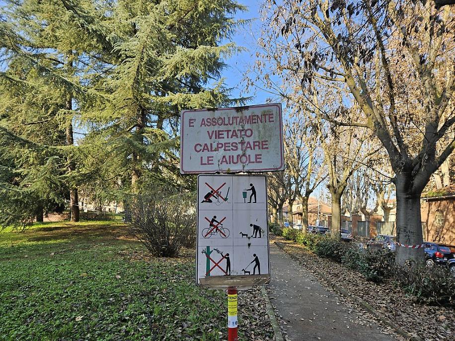 Misteriose tracce nel prato del Biberach di Asti