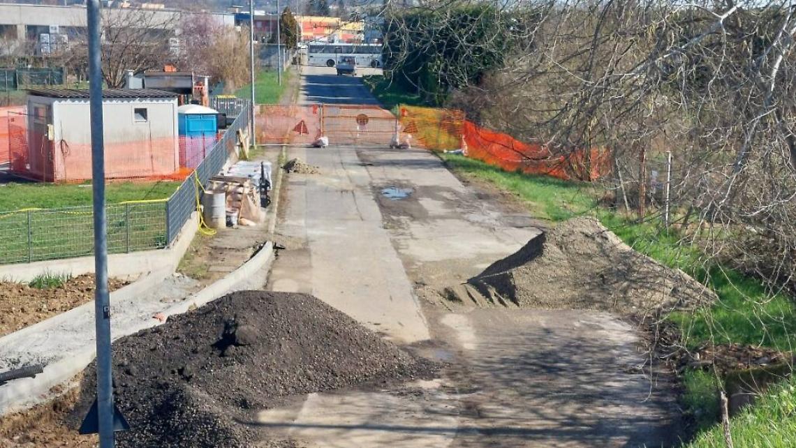 Cantiere in via Ceca