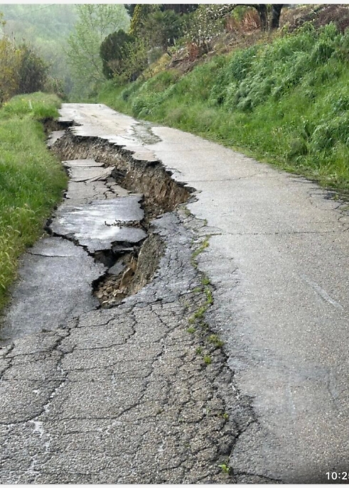 Maltempo i danni sulle strade provinciali