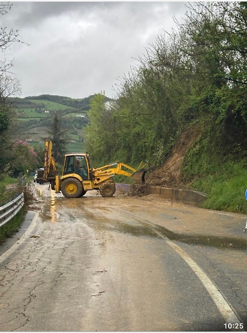 Maltempo i danni sulle strade provinciali