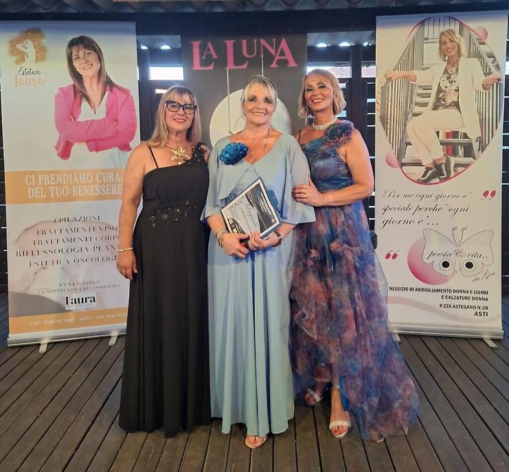 Laura Palumbo Simonetta Mirabelli art director e presentatrice Graziella Palumbo