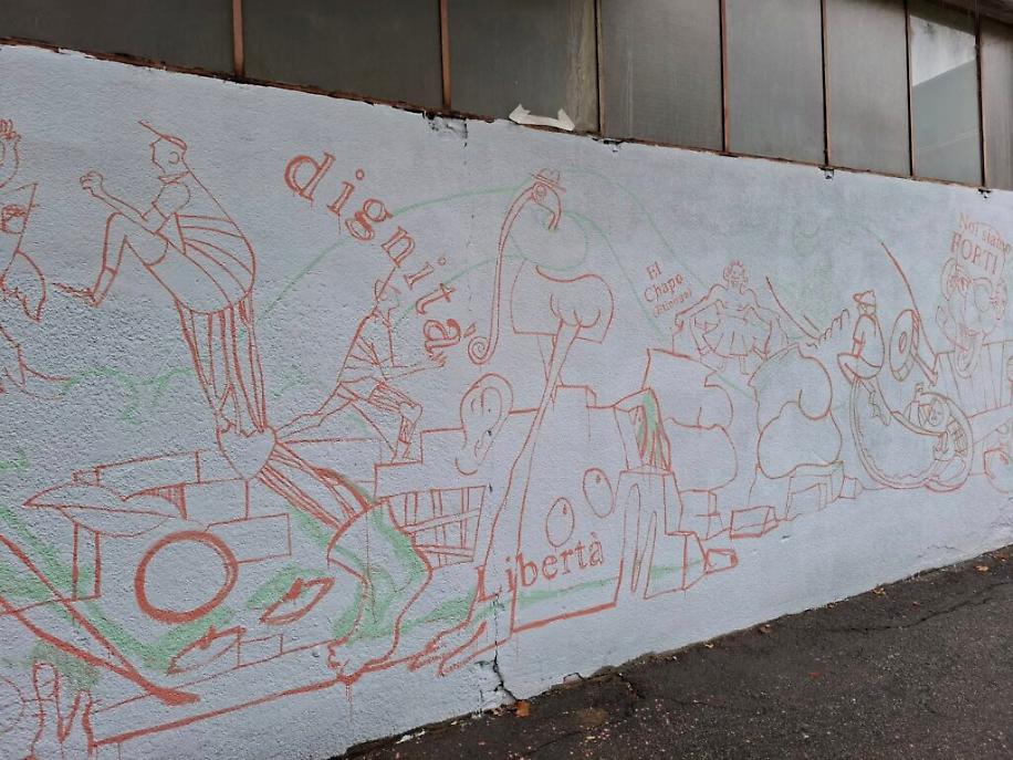 Murale di via del Bosco ad Asti