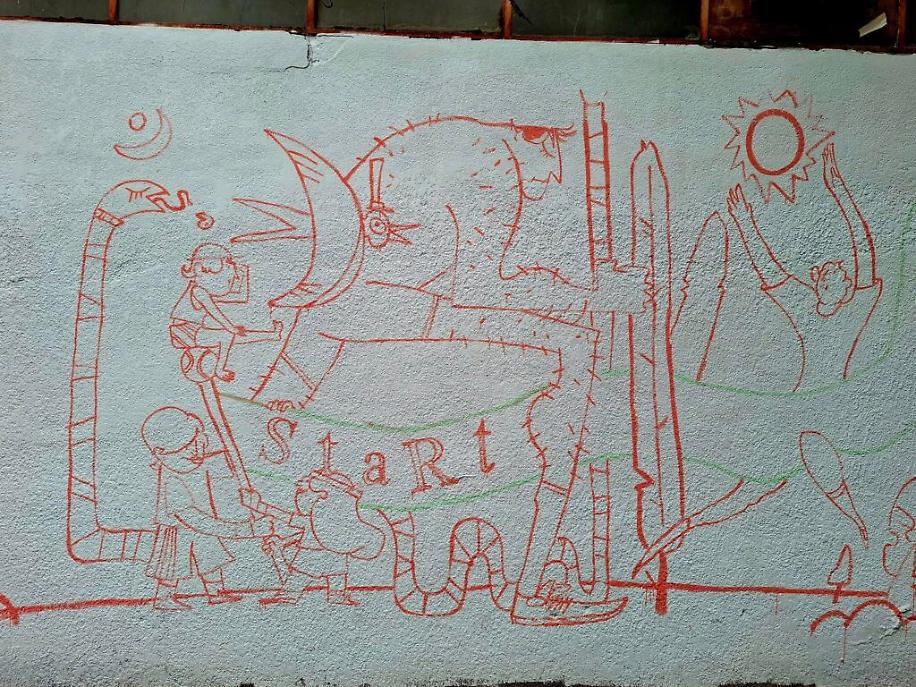 Murale di via del Bosco ad Asti