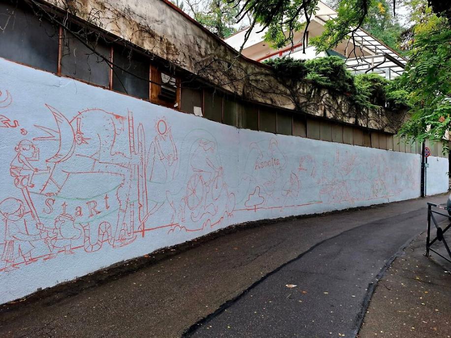 Murale di via del Bosco ad Asti