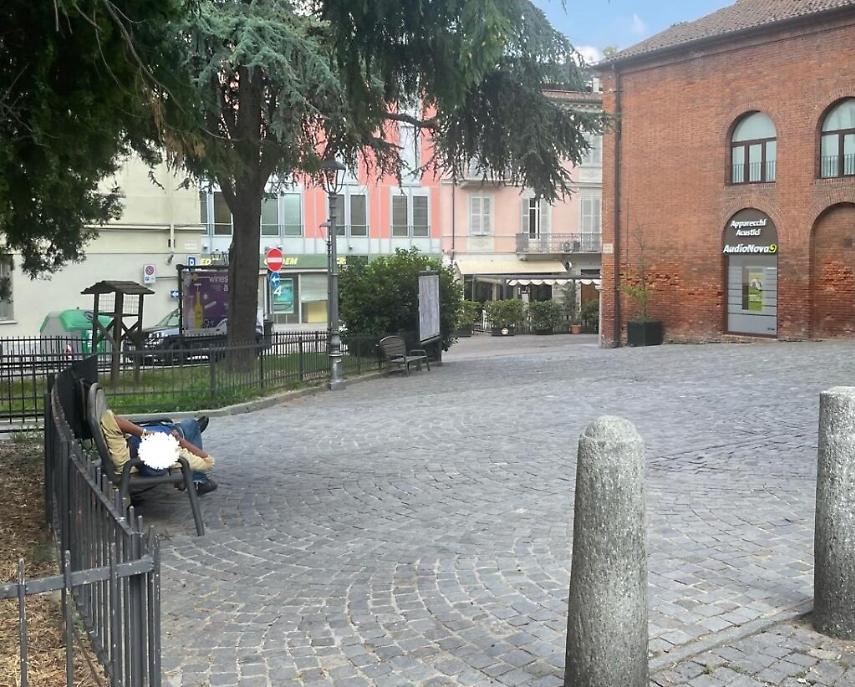 piazzetta San Paolo Asti degrado