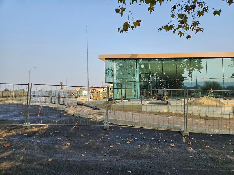 Lavori rotatoria corso Savona