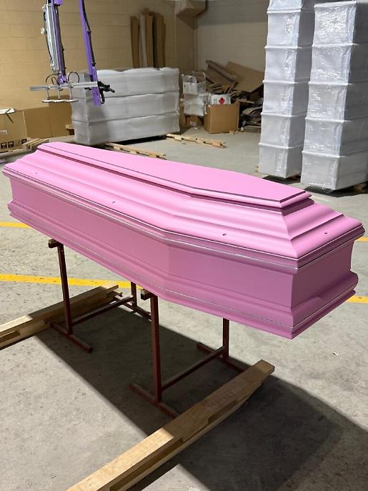 Pianta Srl cofano funebre rosa