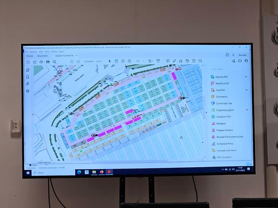 Riunione tra l'assessora al Commercio e gli ambulanti del mercato di Asti