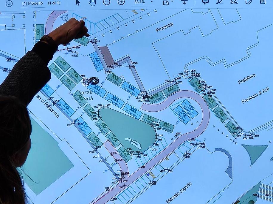Riunione tra l'assessora al Commercio e gli ambulanti del mercato di Asti