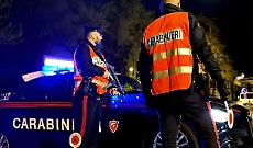 Posto di blocco dei carabinieri 