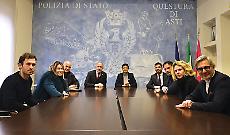 Giunta Rasero con il questore Di Donato