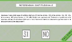 Facsimile scheda Referendum