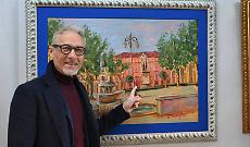 Scorci della citt&agrave; di Asti e paesaggi nella mostra di Filippo Pinsoglio