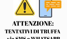 Truffe via SMS e WhatsApp: l&rsquo;allerta dell&rsquo;Asl AT