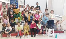 Geronimo Stilton alla premiazione dei "Topini da biblioteca"