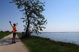 Impresa: ciclista Astigiano in bici dall'Alta Valle Isarco alla foce del Brenta