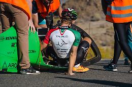 Canellese da record sfreccia ai 133 all'ora su una bicicletta